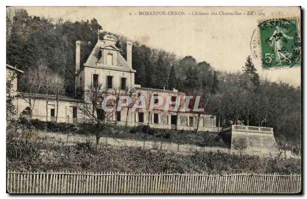 Monrepos-Cénon — Castelo das Charmilles — BR - 164 - Frente