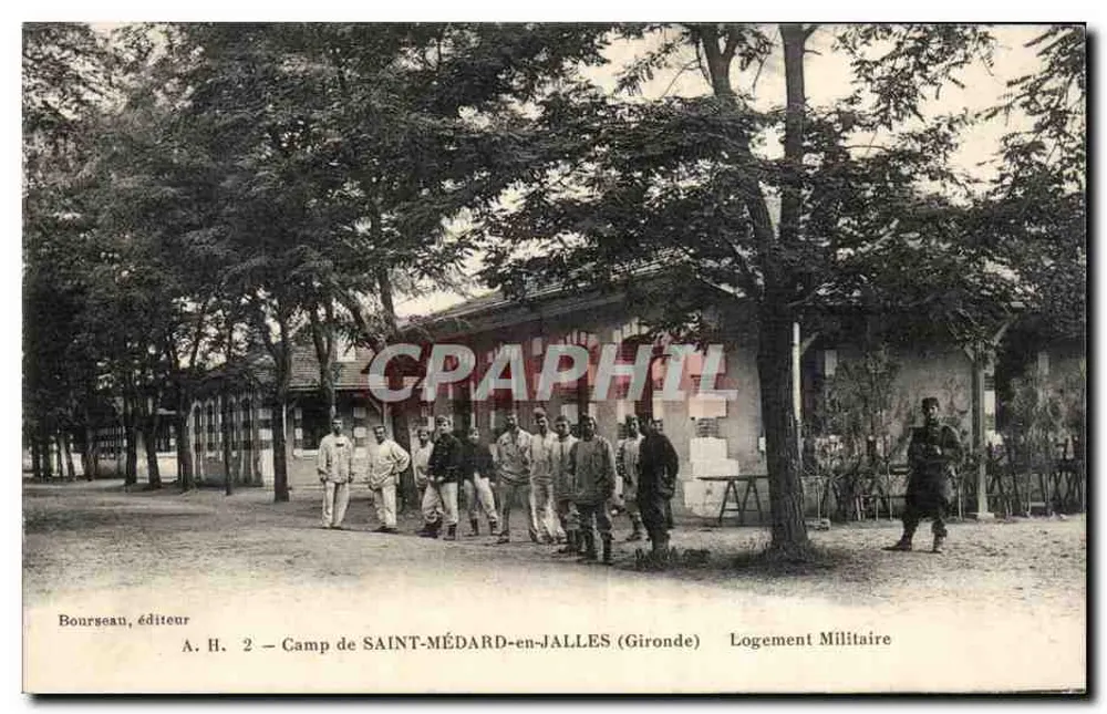 Lager von SAINT-MÉDARD-en-JALLES (Gironde) — Militärwohnung — Verlag Bonrseau - Vorderseite