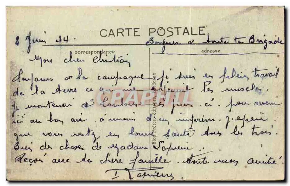 St-Emilion - Große Mauern (13. Jahrhundert) - Reste des Konvents der Jakobiner - BR - 206 - Rückseite