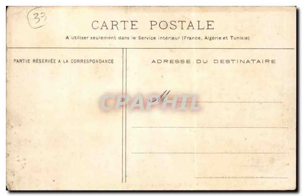 Langoiran, nahe Bordeaux. Die Ufer der Garonne — Verlag: P. Fommeire, Nr. 1271 - Rückseite