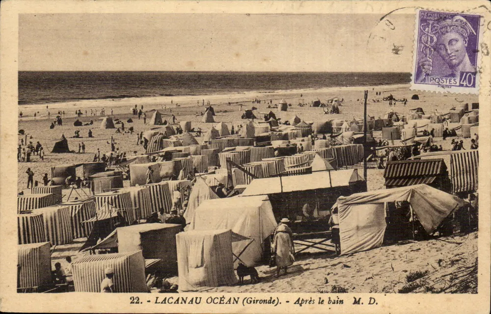 Lacanau Océan (Gironde) — Na het bad — M. D. - Voorkant