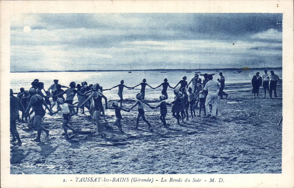 TAUSSAT-les-BAINS (Gironde) — La Ronde du Soir — M. D. - Vorderseite