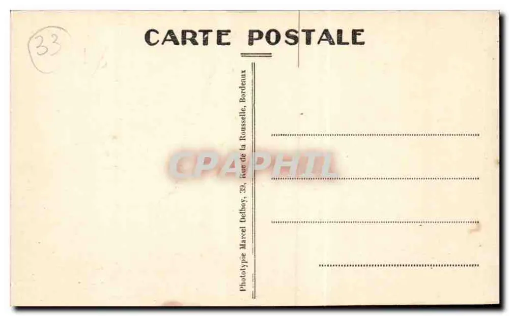 Camp Militaire de SOUGE (Girondes) — Avant le départ pour les Manœuvres — M.D. - Verso