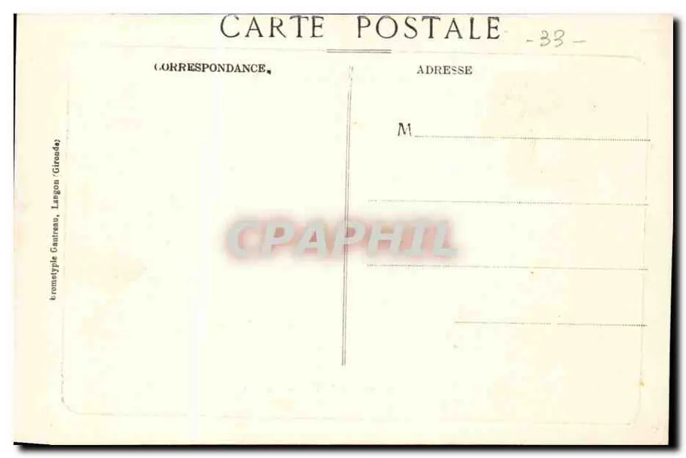 Cadillac-sur-Garonne — Ehemaliges Schloss des Duc d'Epernon — O. Bartholome, Avenue du Poni - Rückseite