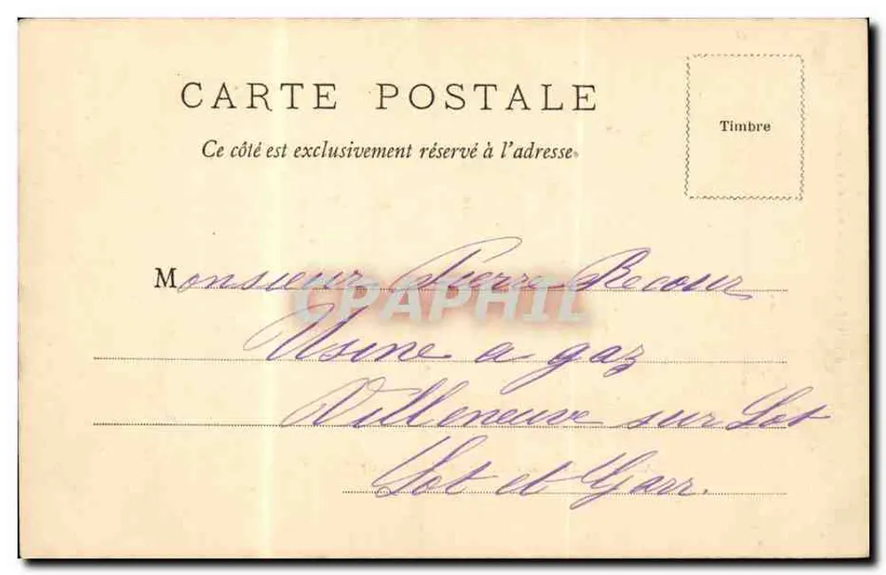 Bazas — Kolegium, Dziedziniec Honorowy — Sully Petit fils, wydawca-księgarnia, n°18 - Rewers