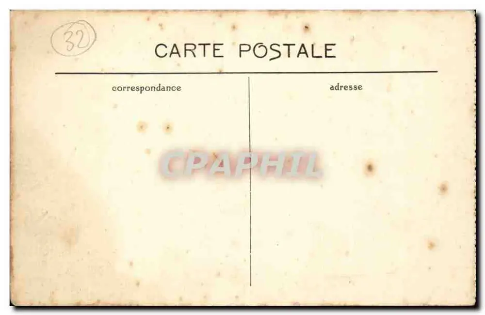 Auch — Ansicht der Kathedrale und Place de la République — Junca & Maison Vignaux, Verleger - Rückseite