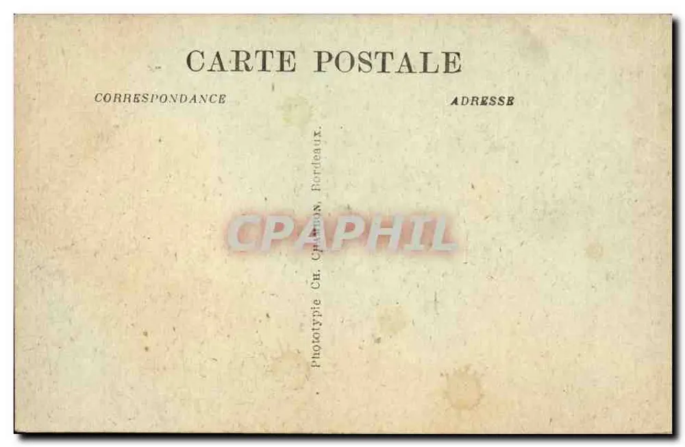 Bordeaux — Quais Norte — C.B - Verso