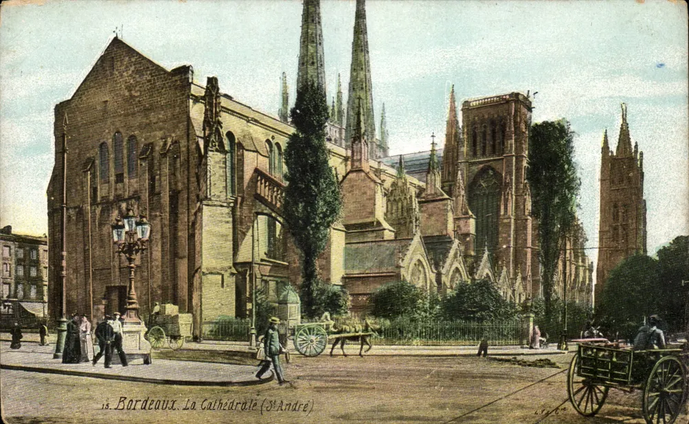 Bordeaux. A Catedral (St-André) — L.V.G. 610 - Frente