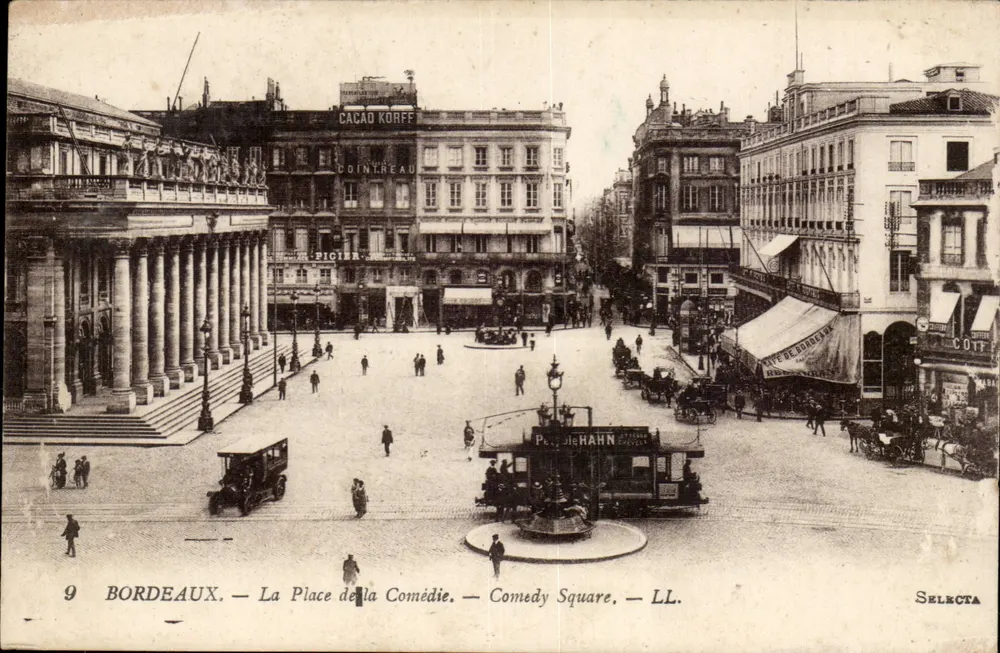 Bordeaux — A Place de la Comédie — LL. — SELECTA - Frente