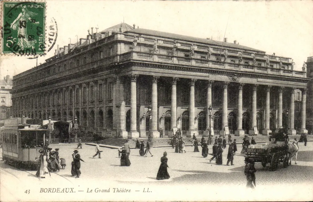 Bordeaux — O Grande Teatro — LL. n°43 - Frente