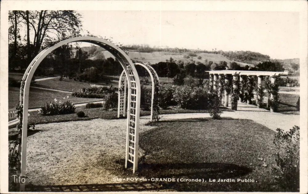 St-Foy-la-Grande (Gironde) — El Jardín Público — Edición Tito - Anverso