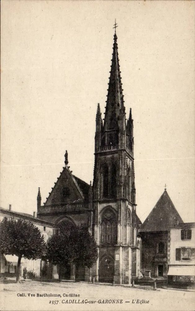 Cadillac-sur-Garonne — La Iglesia — Coll. Vve Bartholomée, n°2357 - Anverso