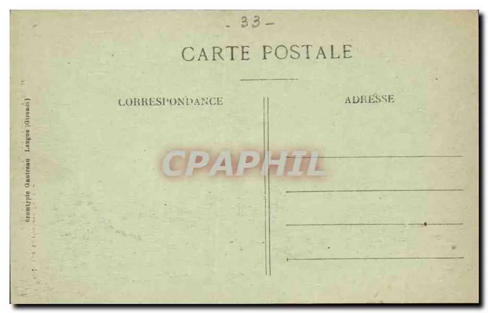 Cadillac-sur-Garonne — La Iglesia — Coll. Vve Bartholomée, n°2357 - Reverso