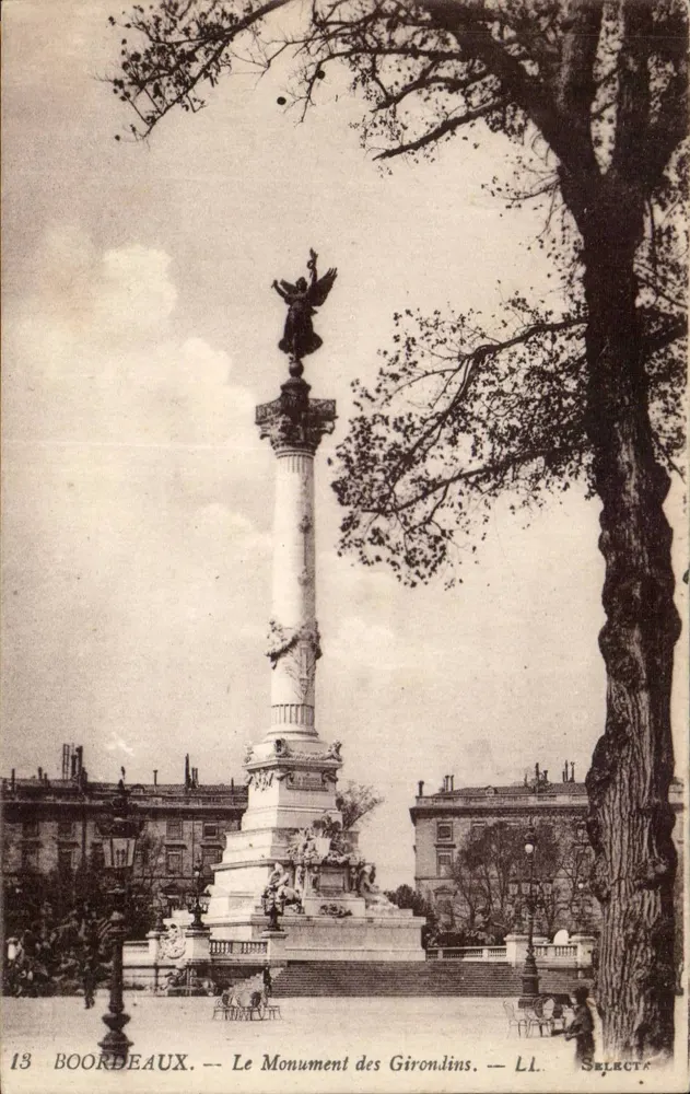 Bordeaux — O Monumento dos Girondinos — Selecta - Frente