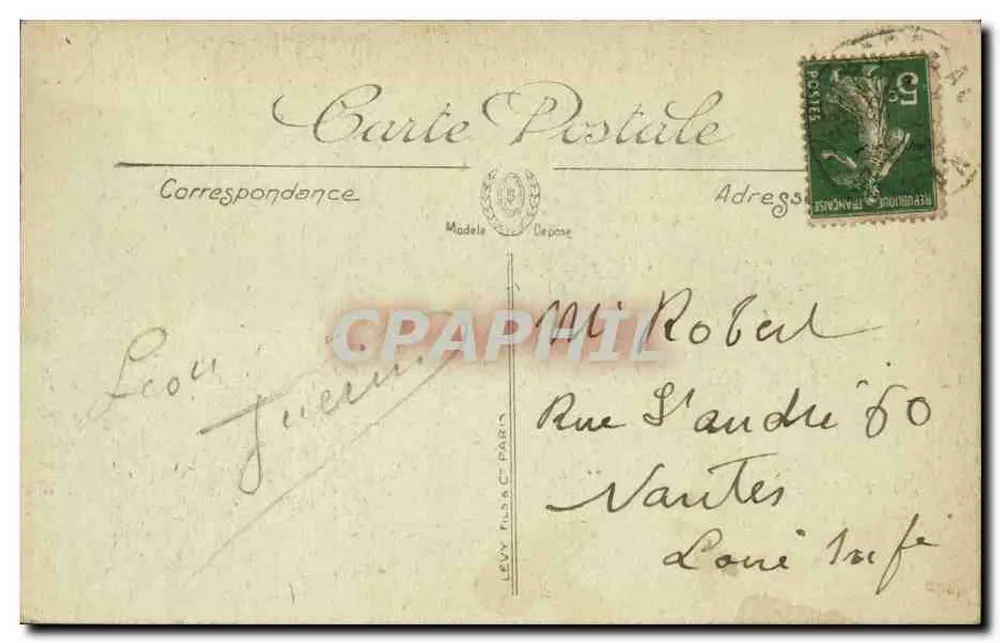 Bordeaux — O Monumento dos Girondinos — Selecta - Verso