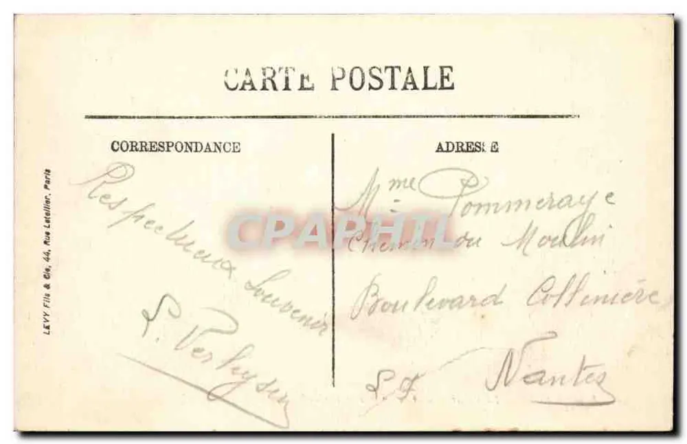 Bordeaux — Die Kathedrale und die Tour Pey-Berland — LL. - Rückseite