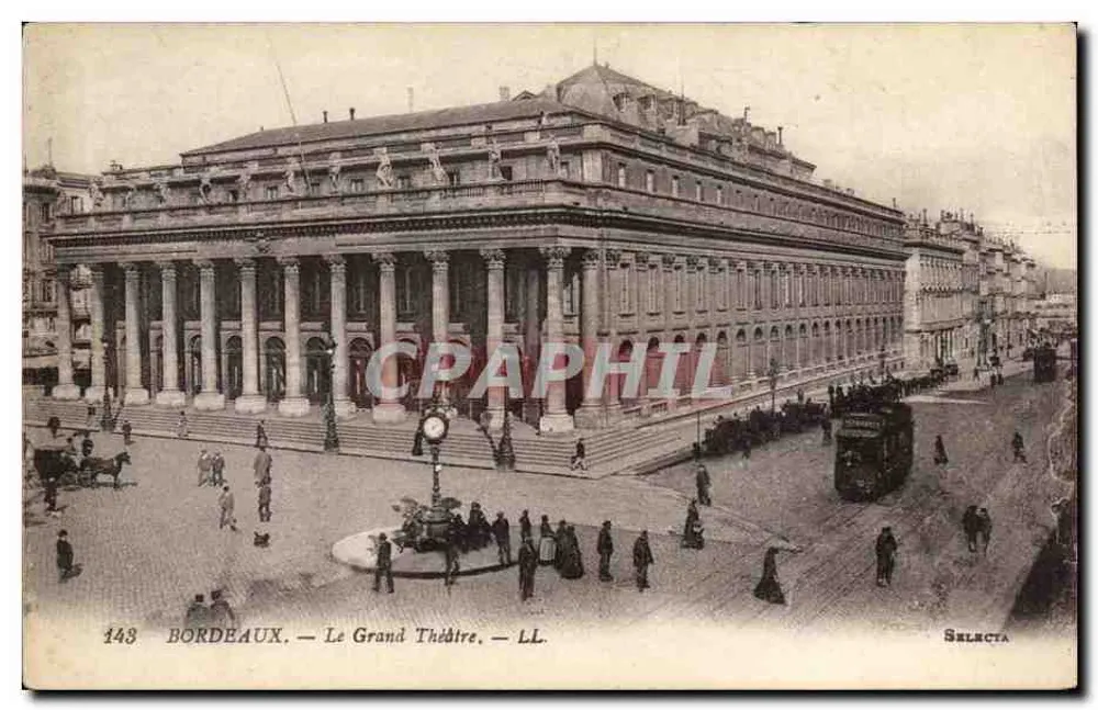 Bordeaux — O Grande Teatro — Selecta, n° 143 - Frente