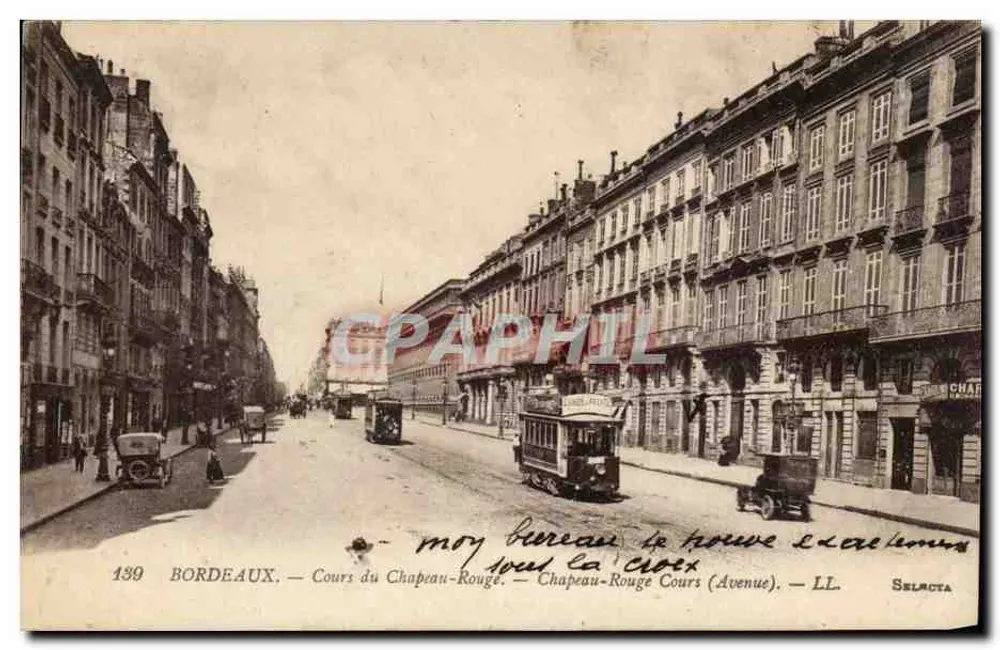 Bordeaux — Cours du Chapeau-Rouge — Selma & Cie, n°139 - Frente