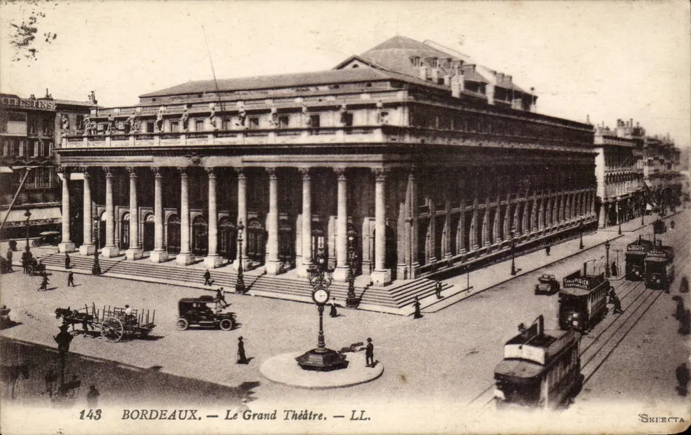 Bordeaux — O Grande Teatro — LL. — N° 143 - Frente