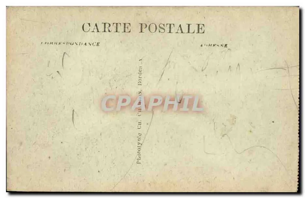 Bordeaux — A Grande Campanha — C.B. — Maison Riouard - Verso