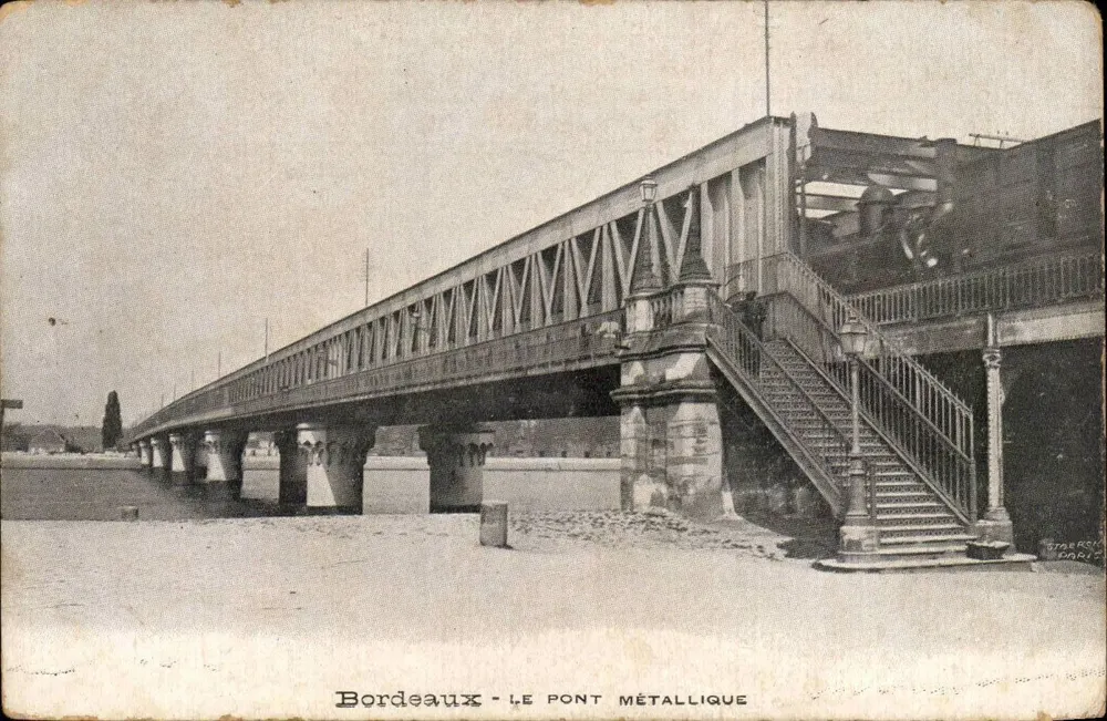Bordeaux - O Ponte Metálica — editor STARRSIC PARIS - Frente