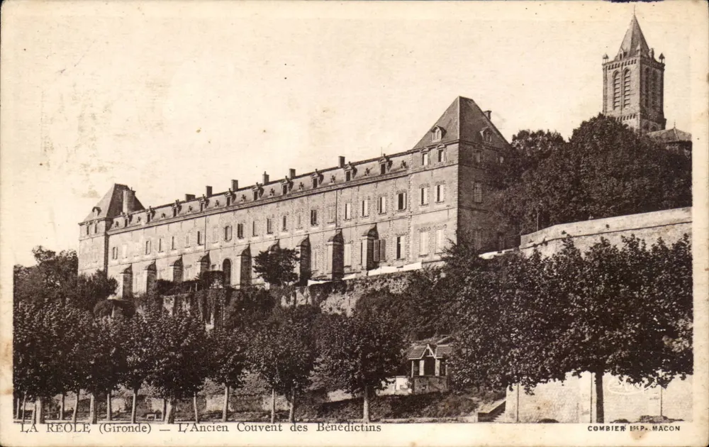 La Réole (Gironde) — Das ehemalige Benediktinerkloster — Combier, Mâcon - Vorderseite