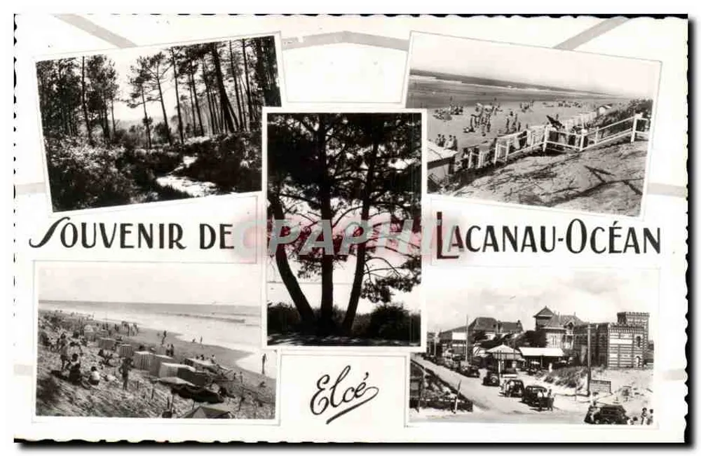 Lacanau-Océan — Lembrete de férias — Editor L. Chataigneau - Frente