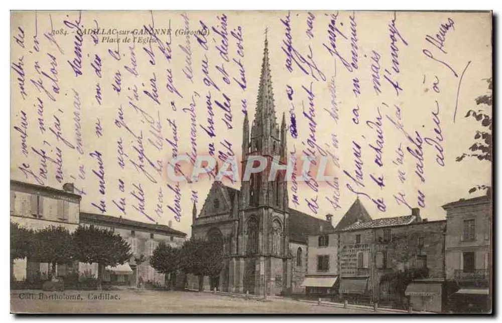 Cadillac-sur-Garonne (Gers) — Place de l'Église — Sammlung Northolomé, Cadillac - Vorderseite