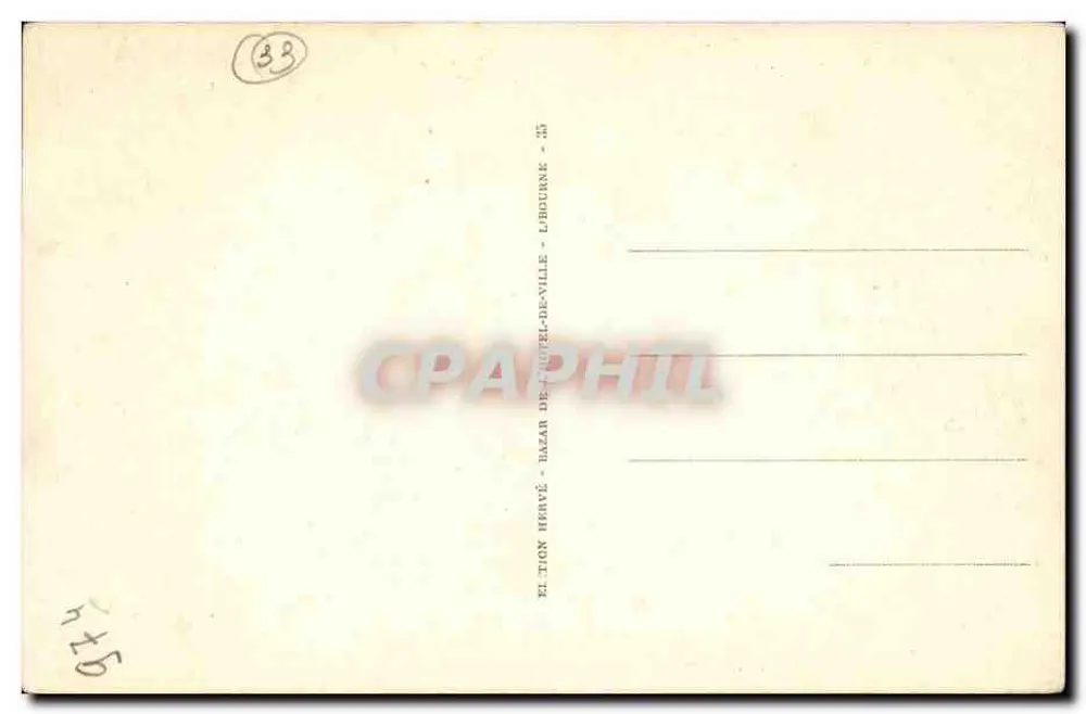 Libourne — Ansicht vom Turm der Kirche Saint-Jean — Verlag ARA, Nr. 49 - Rückseite