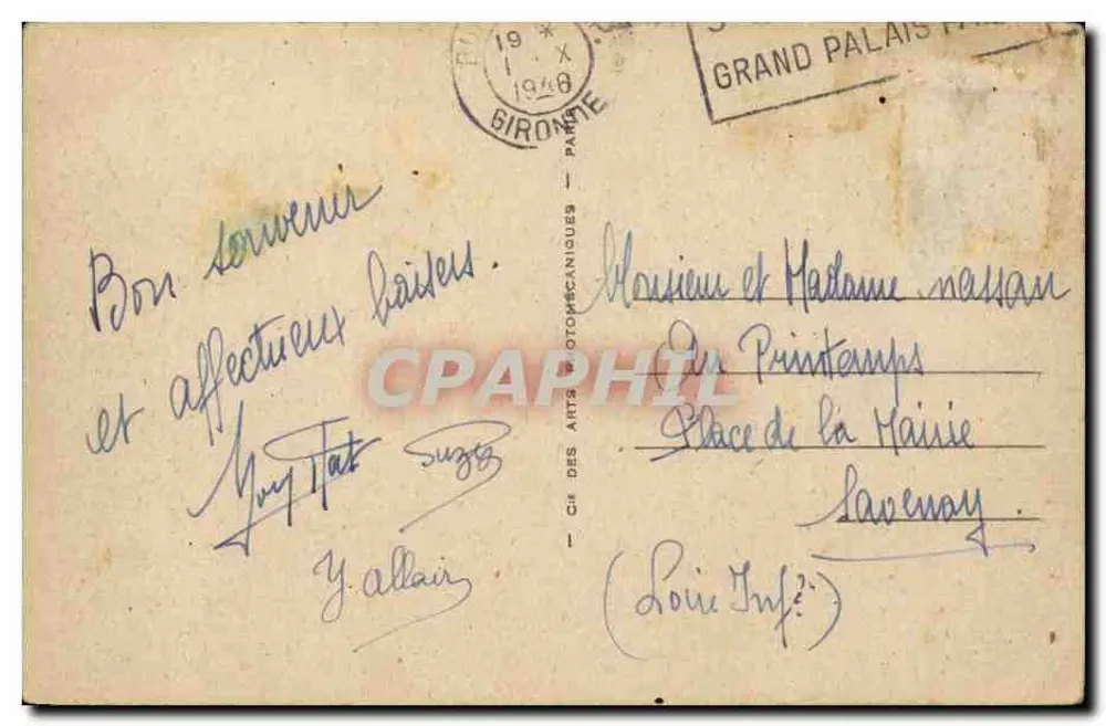 Libourne — Katedra św. Jana — LL.35 - Rewers