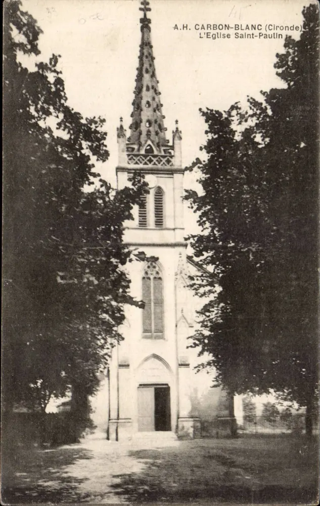 Iglesia de San Pablo — Carbon-Blanc (Cironde) — A.H. Carbon-Blanc - Anverso