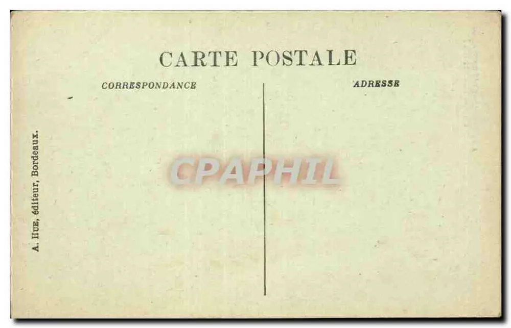 Iglesia de San Pablo — Carbon-Blanc (Cironde) — A.H. Carbon-Blanc - Reverso