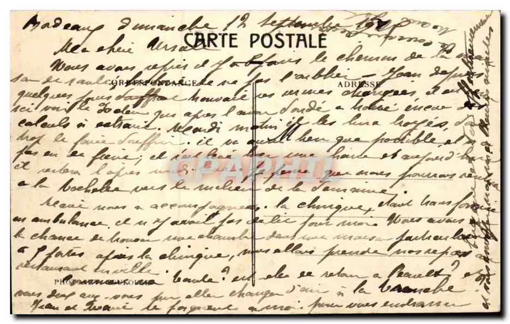 Bordeaux — O Grande Teatro, fachada — NG, n°70 - Verso