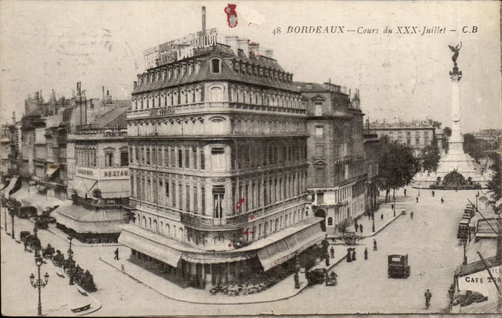 Bordeaux — Cours du XXX-Juillet — éditeur C.B. (n°48) - Vorderseite