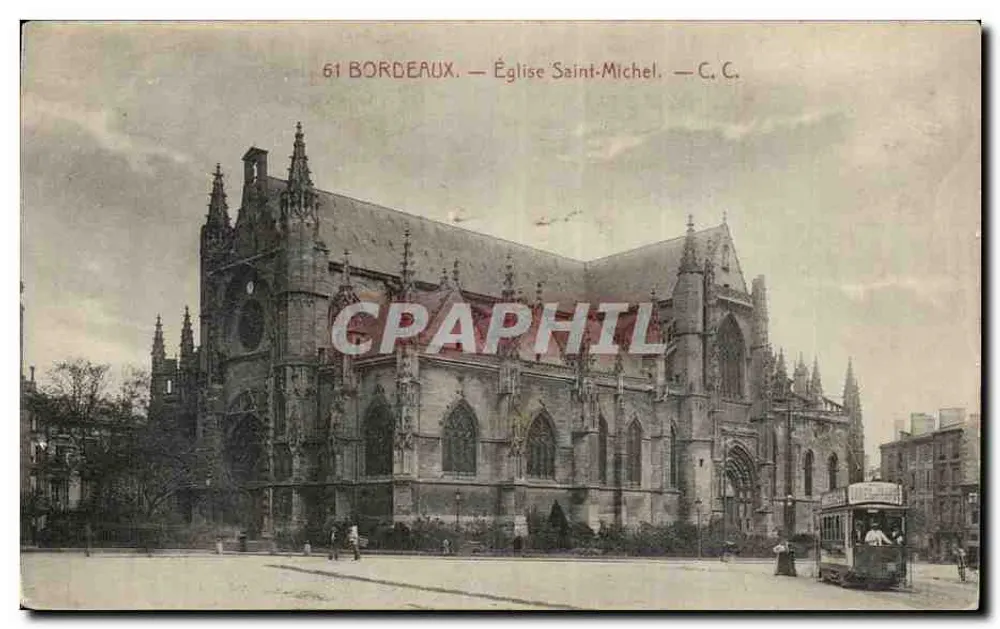 Bordeaux — Igreja de São Miguel — C. C. - Frente