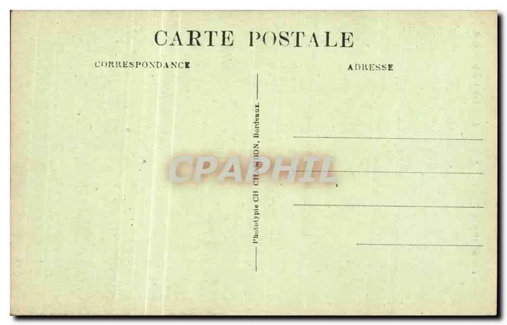 Bordeaux — A Grande Campana — C.B. - Verso