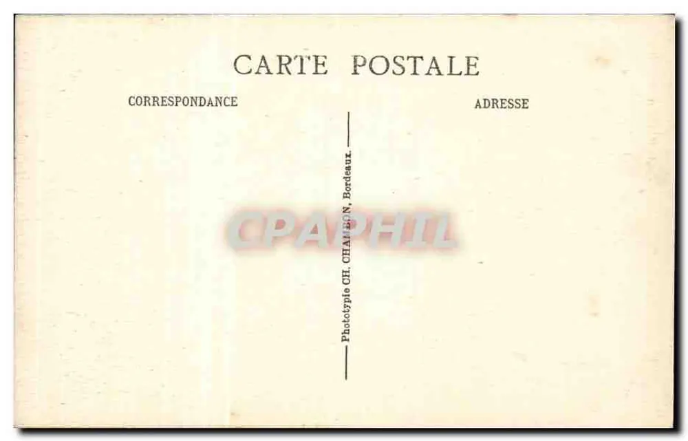 Bordeaux — Flecha de São Miguel — C.B. - Verso