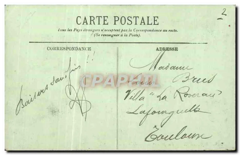 Bordeaux — Vue tirada da Bastide — LL. — 138 - Verso
