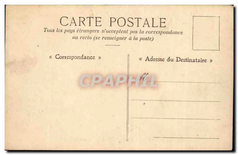 Toulon — Place de la Liberté. Die Allee der Palmen — Sammlung A. Couturier, Nr. 52 - Rückseite