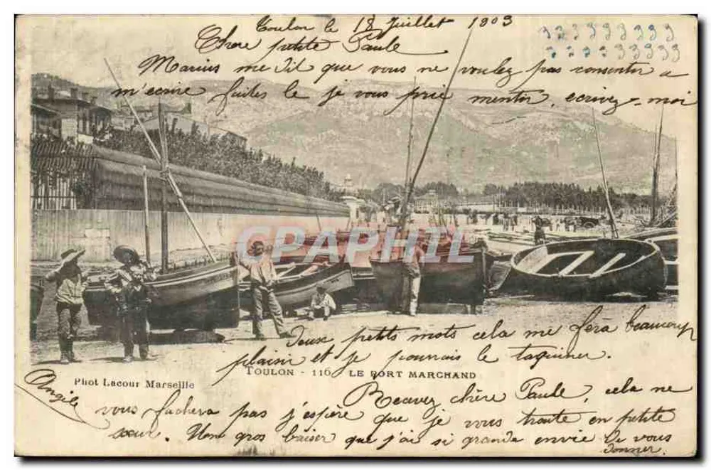 O porto Marchand em Toulon — Fotografia Laecour Marseille — n°116 - Frente