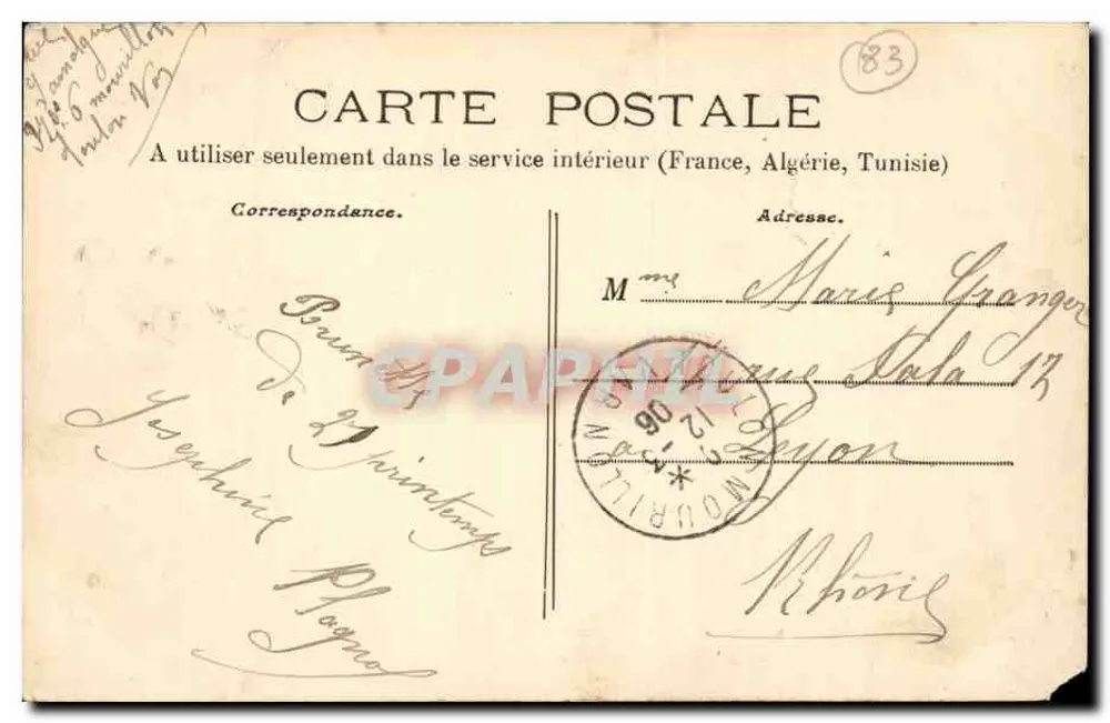 Toulon — A Escola Rouvière — Coleção A. Couturier - Verso