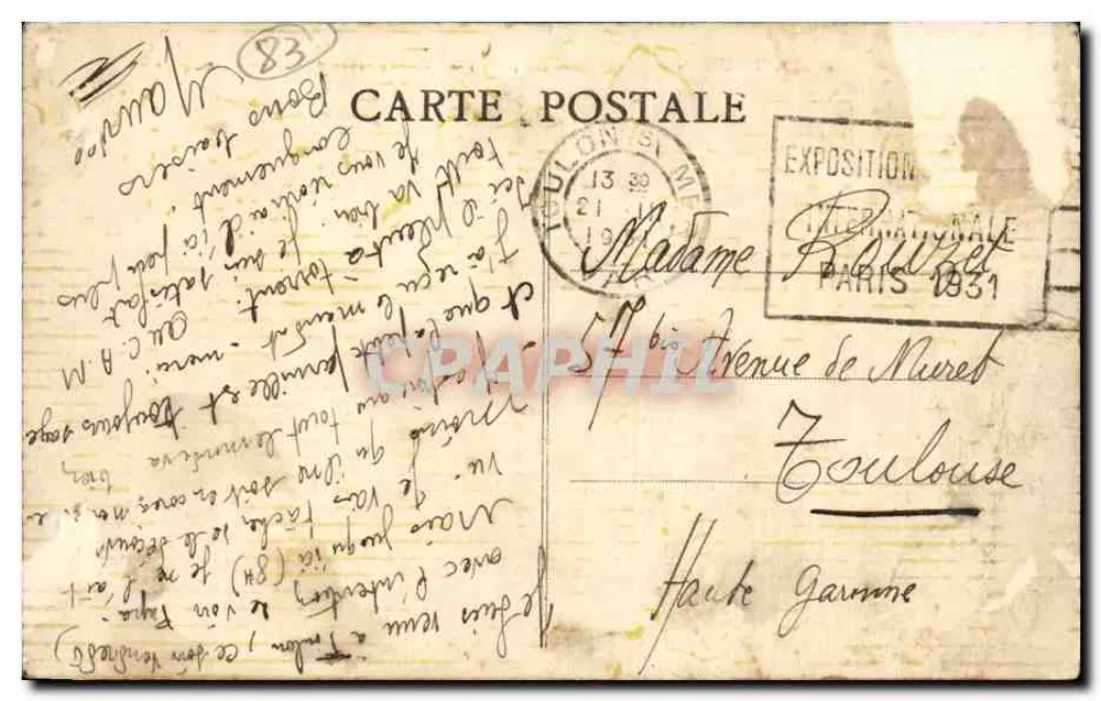 Toulon — Versorgung der Flotte - Der Hafenviertel - Rückseite