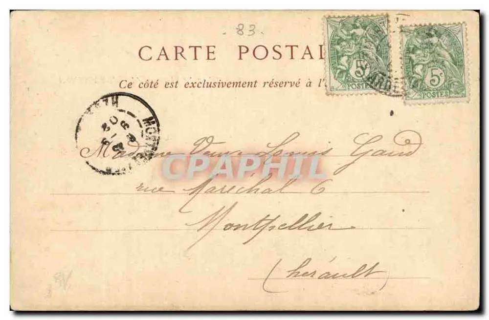 Valescure — Het Grand Hôtel — ND Phot - Achterkant
