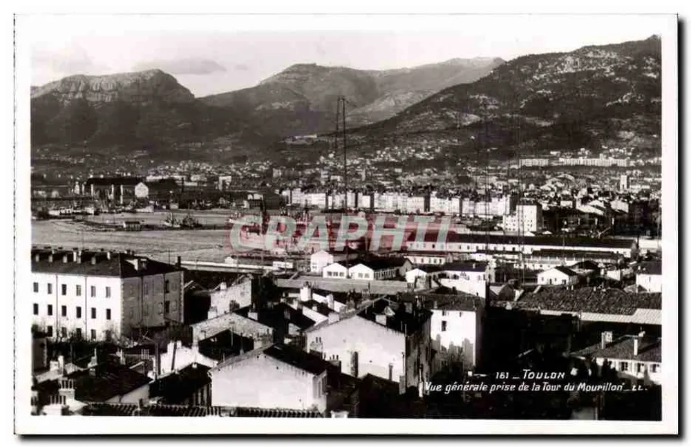 Toulon — Allgemeiner Blick vom Tour du Mourillon — Graphti, Nr. 161 - Vorderseite