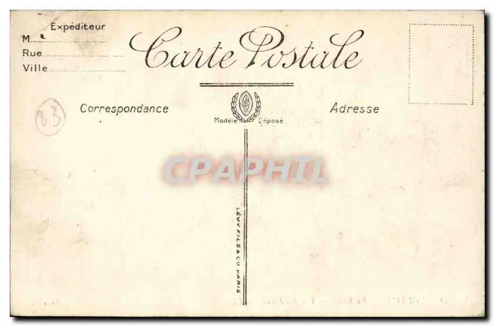 Toulon — A Baía — The Roadstead — LL. — Selecta - Verso