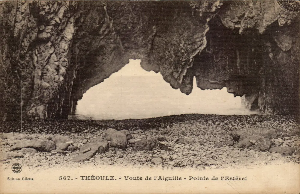 Théoule - Gruta da Agulha - Ponta do Estérel — Édition Giletta, n° 567 - Frente