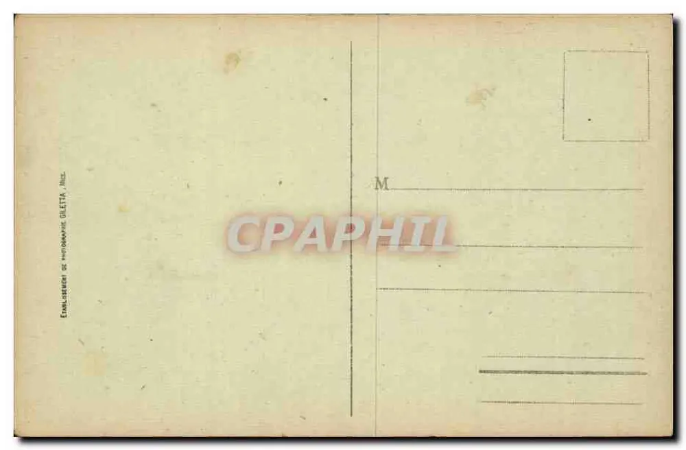 Théoule - Gruta da Agulha - Ponta do Estérel — Édition Giletta, n° 567 - Verso