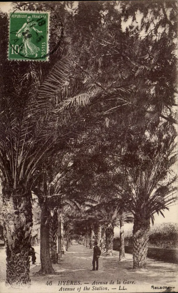 Hyères — Avenida da Estação — LL. Selboza - Frente