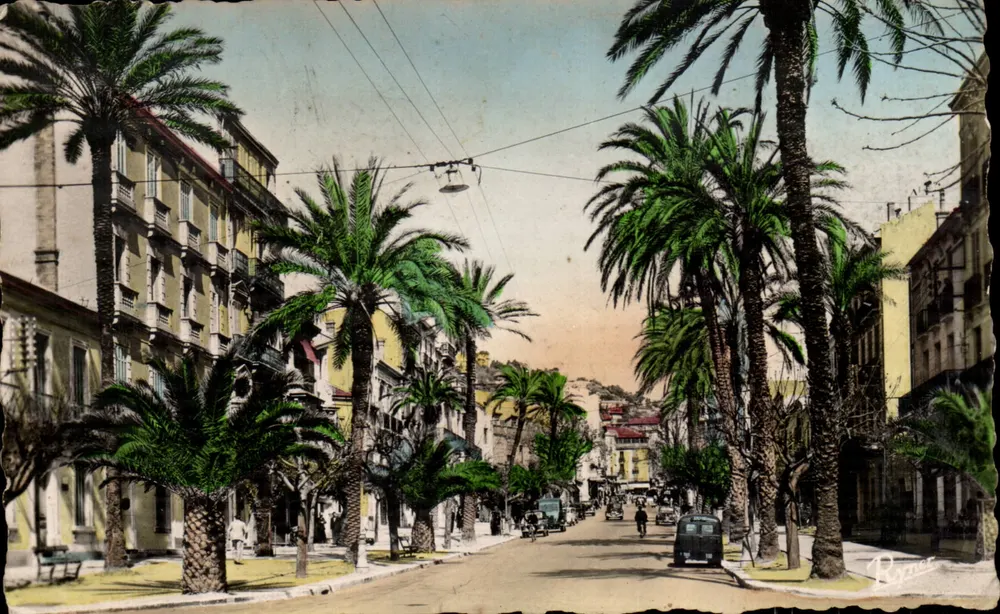 Hyères-les-Palmiers — Avenue Gambetta — Editions de la Libération, Marseille - Vorderseite