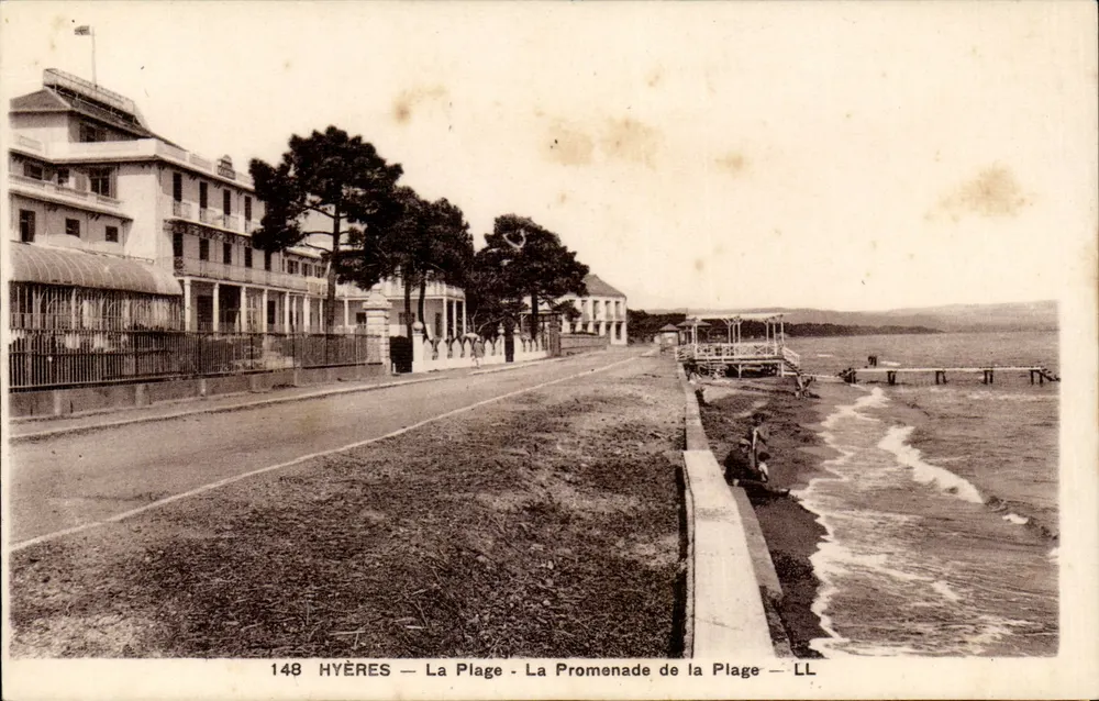 Hyères - Die Strände - Die Promenade am Strand — LL - Vorderseite
